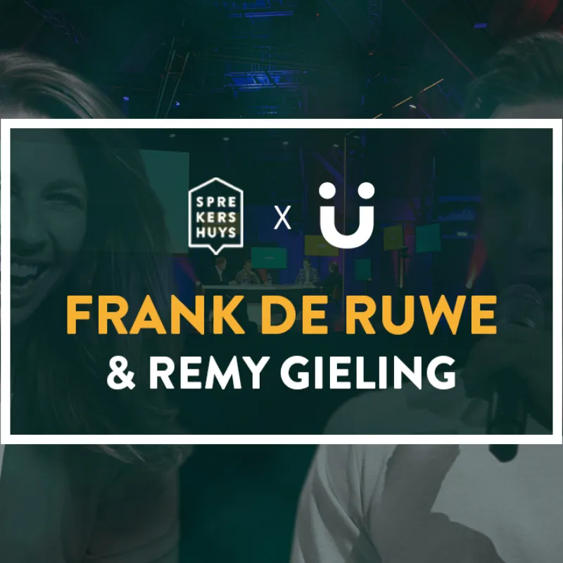 Frank de Ruwe en Remy Gieling sprekershuys